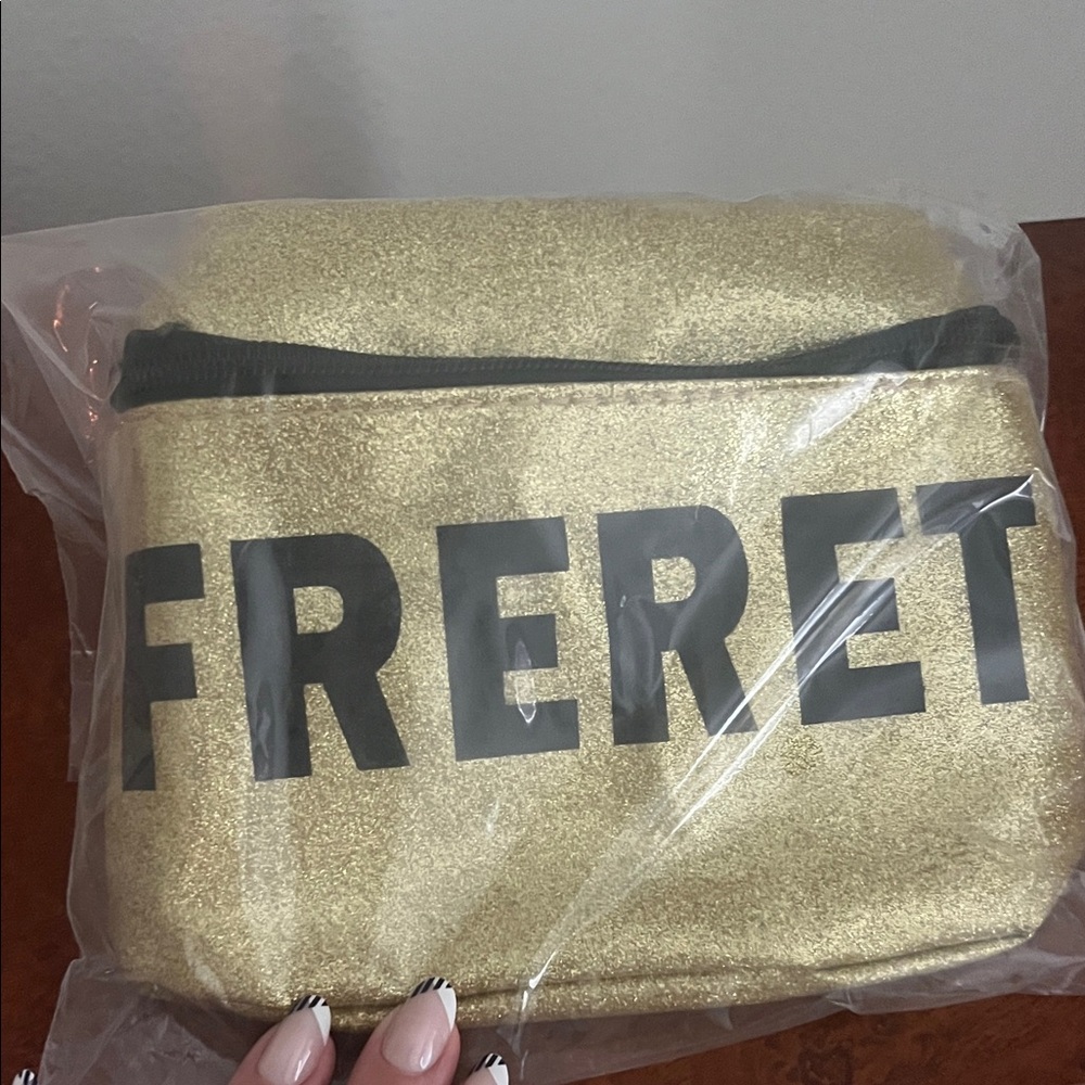 Gold Glitter Fanny pack from “Krewe of Freret”